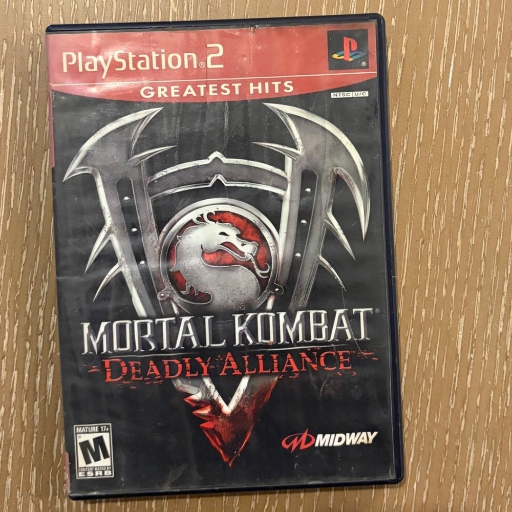 Mortal Kombat Deadly Alliance (Sony PlayStation 2 PS2, 2002) Complete, Untested